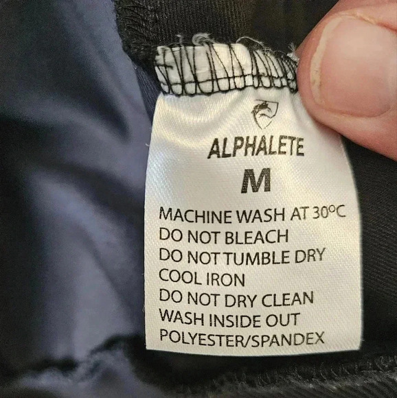 Alphalete Performance Black Zip Up Hooded Jacket Medium - Picture 9 of 9